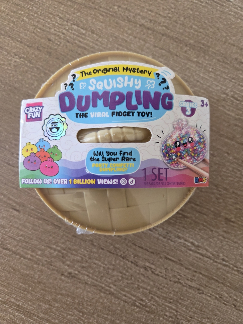 New Rms Party Confetti Dumpling Squishy